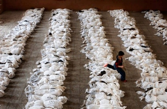 Imagini pentru ghouta syria sarin gas