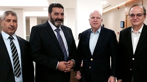 McCain meets Syrian rebels, presses for military aid to fight ISIS