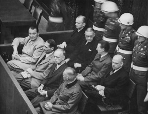 High-ranking Nazis on trial at Nuremberg