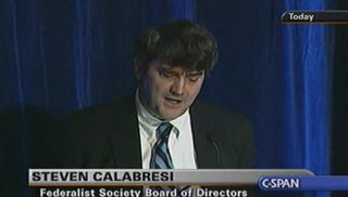 Professor Steven Calabresi, co-founder of the Federalist Society, and one of the most powerful people in the US the American people don’t know about